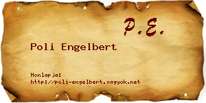 Poli Engelbert névjegykártya